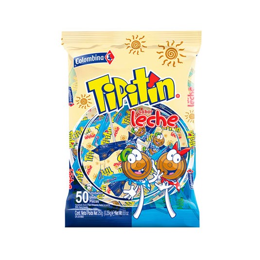 Chupeta Leche Chocolate Tipitin 250 Gr