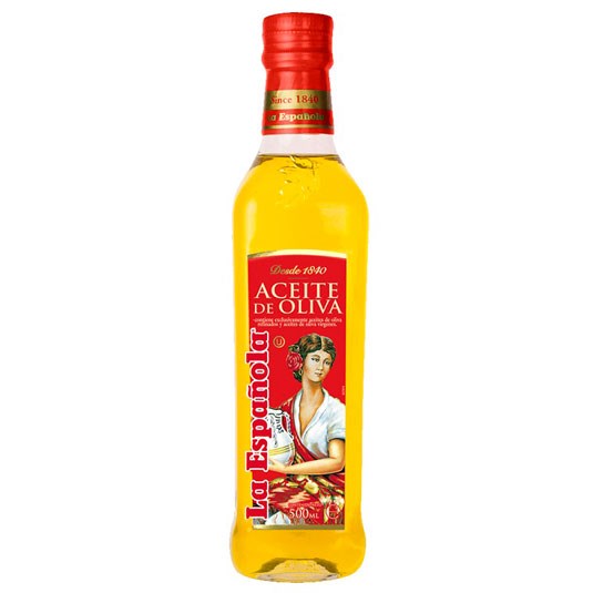 Aceite De Oliva Refinado La Española Vidrio 500