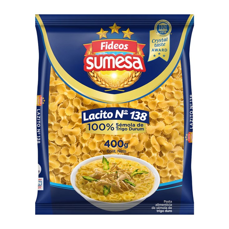 Fideo Lazo Pequeño Sumesa 400 Gr