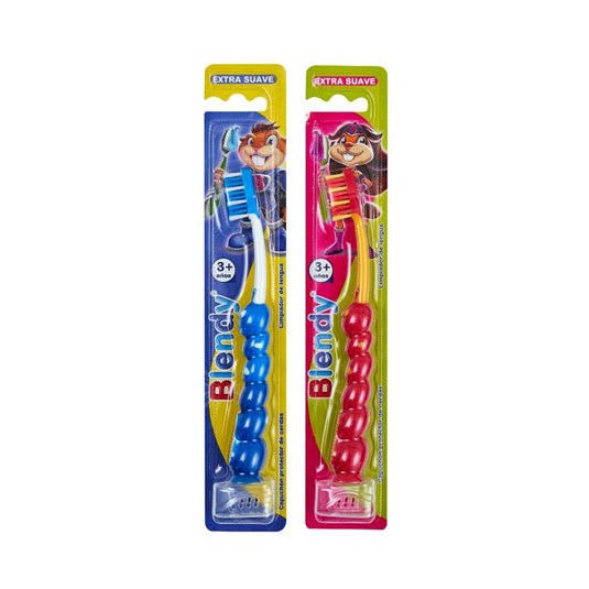 Cepillo Dental Blendy Kids 3 Años Suave X 1 U