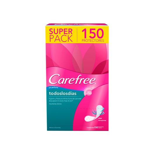 Protectores Diarios Brisa Carefree 150 Uni