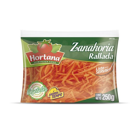 Zanahoria Rallada Hortana 250 Gr