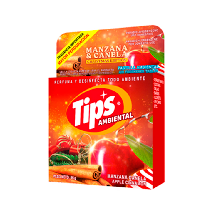 Tips Pastilla Ambiente Manaza Canela 95 Gr.