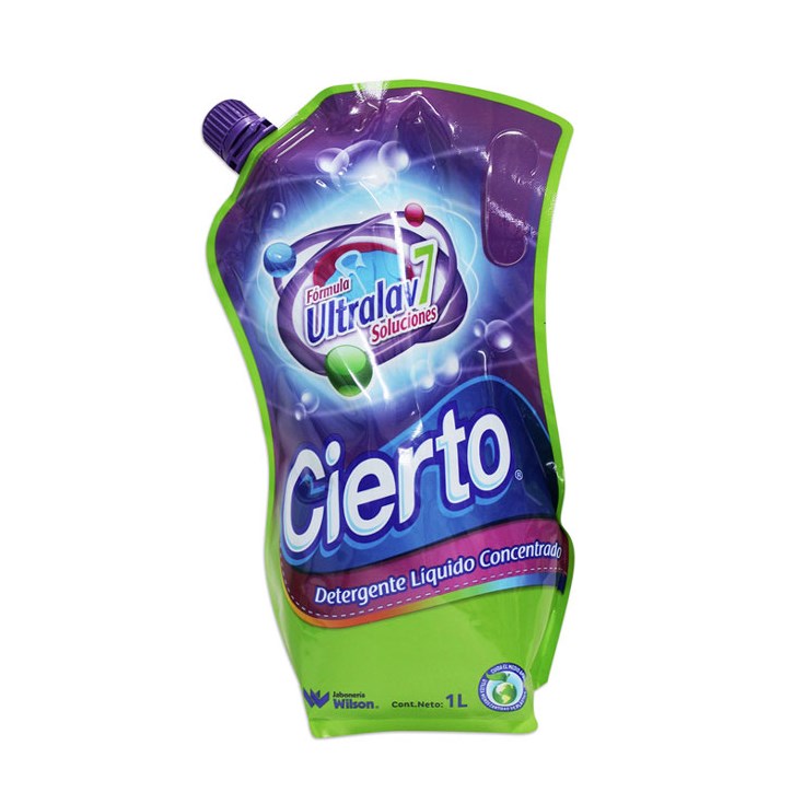 Detergente Líquido Doypack Cierto 1 Lt Detergente Líquido Doypack Cierto 1 Lt