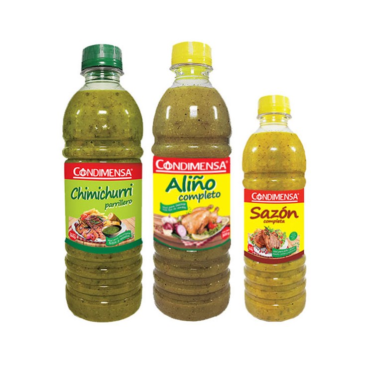 Aliño Chimichurri Pasta Ajo Condimensa Pack X 3