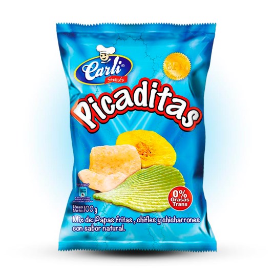Picaditas Mixta Carli Snacks 100 Gr