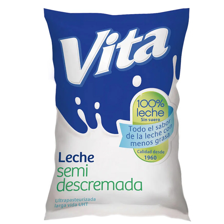 Leche Vita Semidescremada Funda 900 Ml