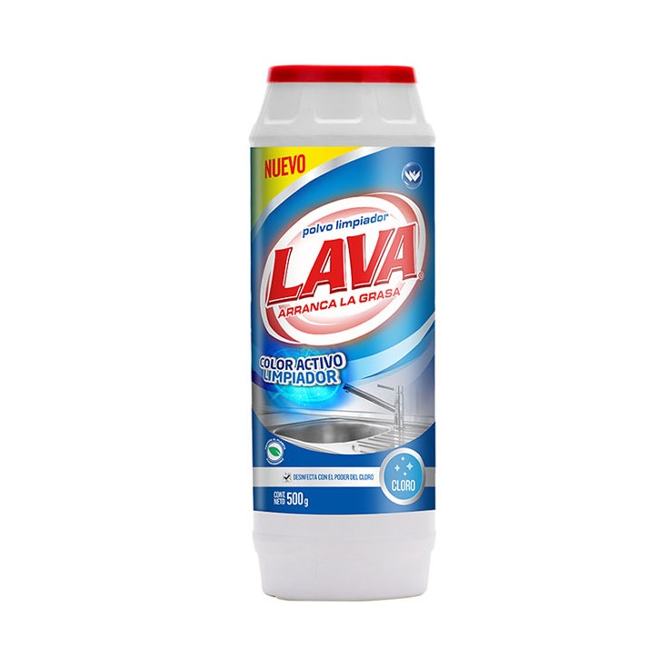 Polvo Cloro Plus Lava Limpiador Tarro 500 Gr