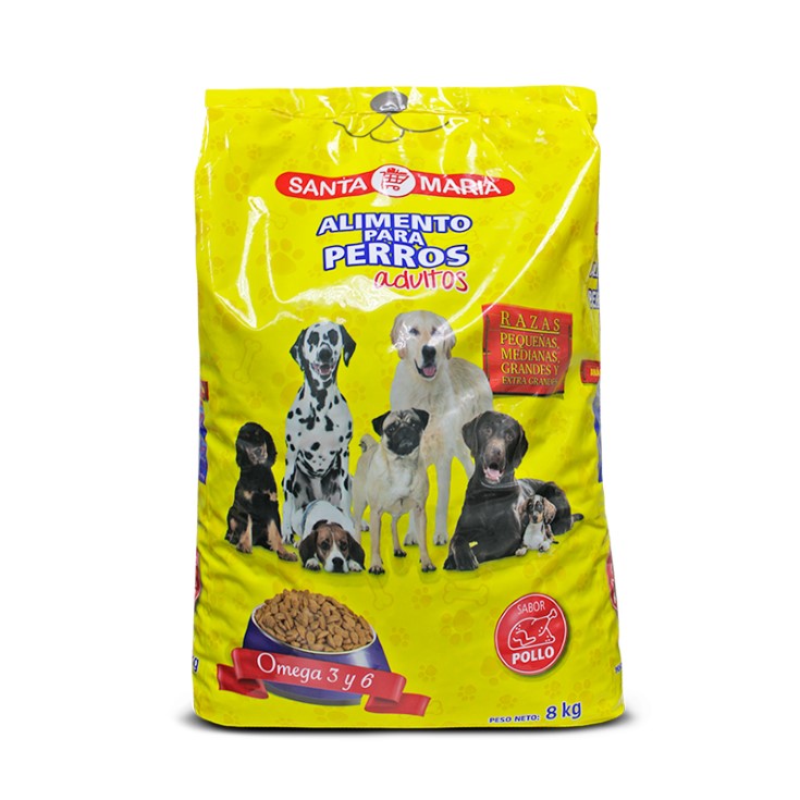 Comida Para Perro Adulto Raza Pequeña Santa María