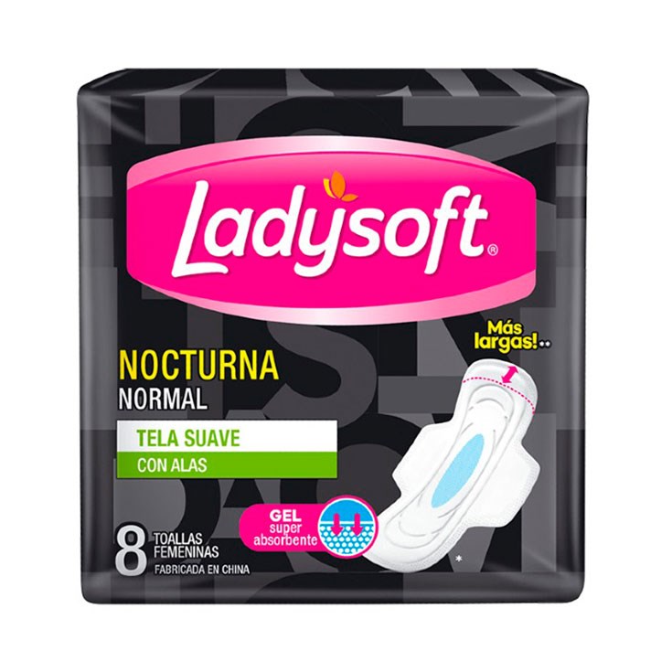 Toalla Femenina Nocturna Normal Ladysoft