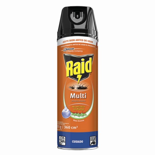 Aerosol Insecticida Raid Multiuso 360 Ml