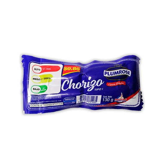 Chorizo Línea Diaria Plumrose 130 Gr