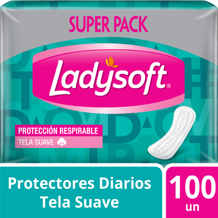 Ladysoft Protectores Diarios Respirables X 100 Un