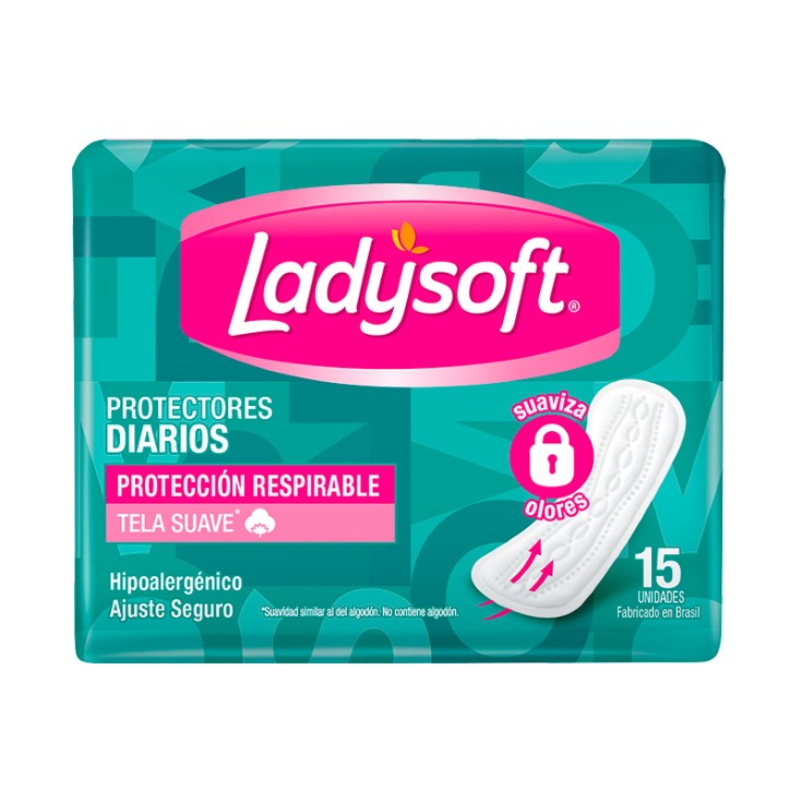 Ladysoft Protectores Diarios Clasicos X 15 Un