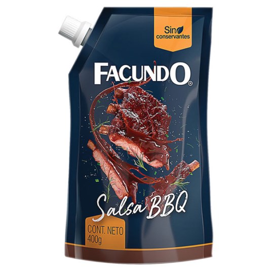 Salsa Bbq Doypack Facundo 400 Gr