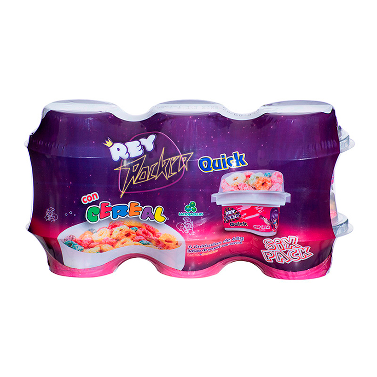 Yogurt Rey Rocker Sixpack Quick Cereal C/U 68 Ml.