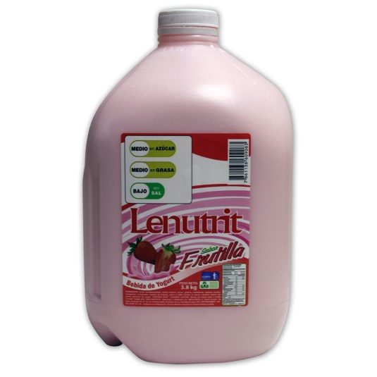 Bebida de Yogurt Sabor Frutilla Lenutrit 3.8