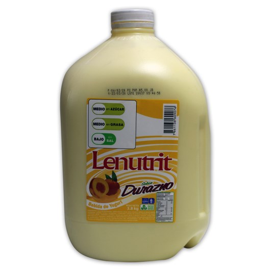 Bebida de Yogurt Sabor Durazno Lenutrit 3.8