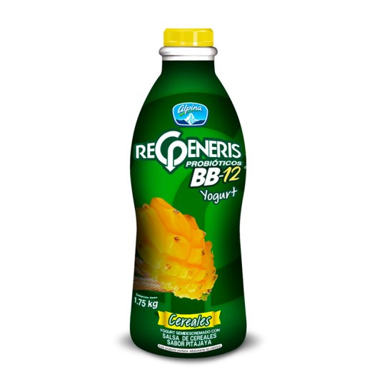 Yogurt Regeneris Sabor Pitajaya Con Cereal 1.75 Lt.