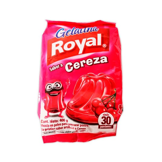 Gelatina Cereza Royal 400 Gr