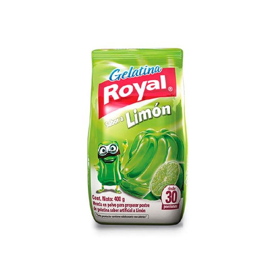 Gelatina Limón Royal 400 Gr