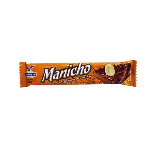 Chocolate Leche Maní Manicho 25 Gr
