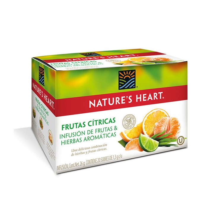 Infusión Frutas Cítricas Nature´S Heart X 20 U