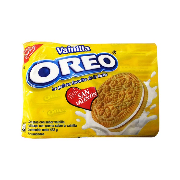 Galleta Vainilla Vainilla Oreo 432 Gr