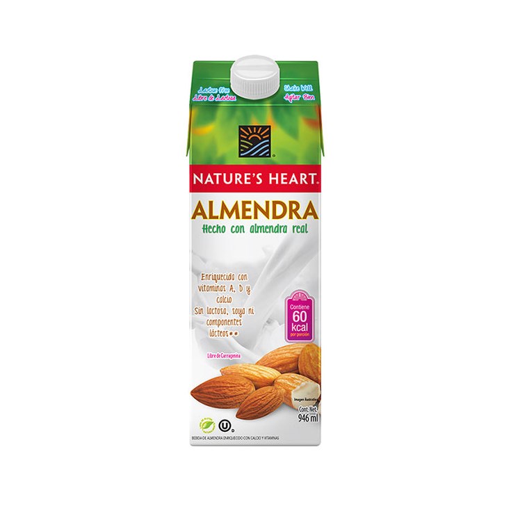 Bebida Nature´s Heart Almendra 946 ML.