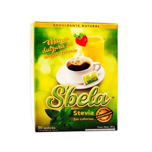 Endulzante Natural Stevia Sbela X 50 Uni
