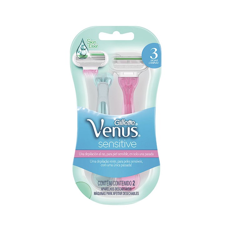 Rasuradora Desechable Mujer Sensitive Venus 2