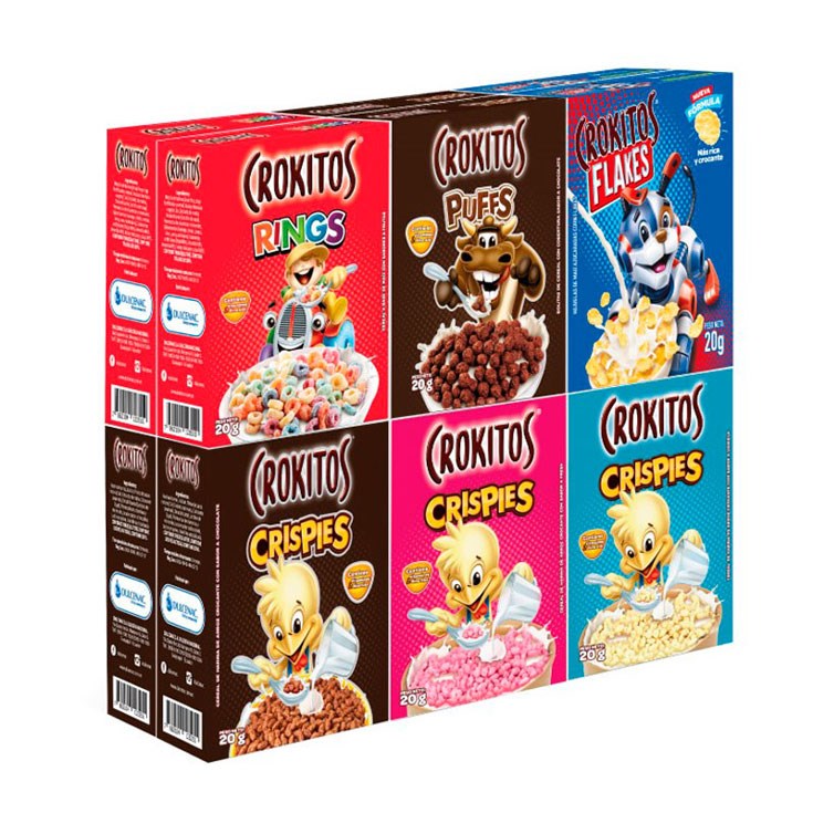 Cereal Surtido Crokitos Pack X 12 c/u 26 gr