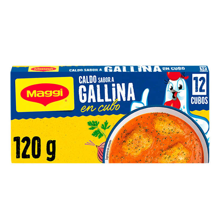 Caldo De Gallina Maggi 120 Gr X 12 Uni