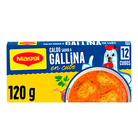 Caldo De Gallina Maggi 120 Gr X 12 Uni