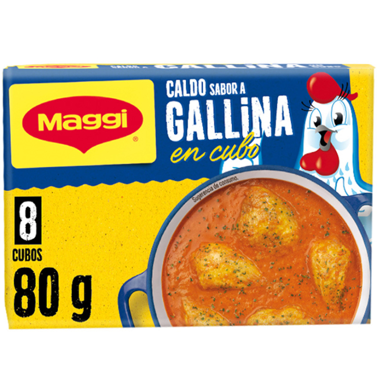 Caldo De Gallina Maggi 80 Gr X 8 Uni