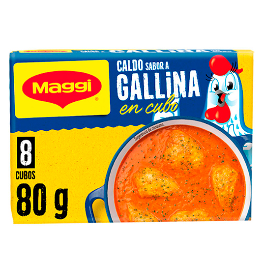 Caldo De Gallina Maggi 80 Gr X 8 Uni