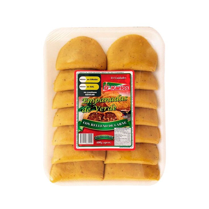 Empanada De Verde Con Carne D´Karlos X 14 Uni