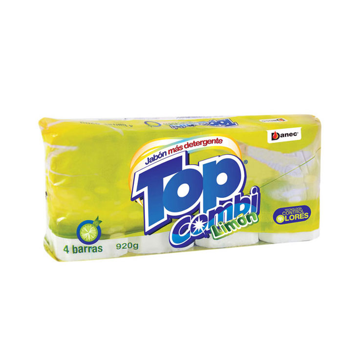 Jabón Con Detergente Limón Top Combi c/u 230