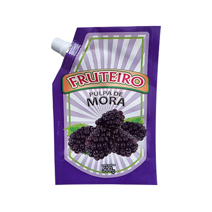 Pulpa Refrigerada Sabor Mora Fruteiro 500 Gr