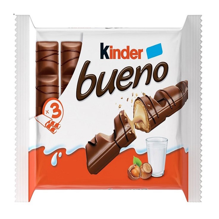 Chocolate Leche&Avellana Kínder Bueno 129 Gr