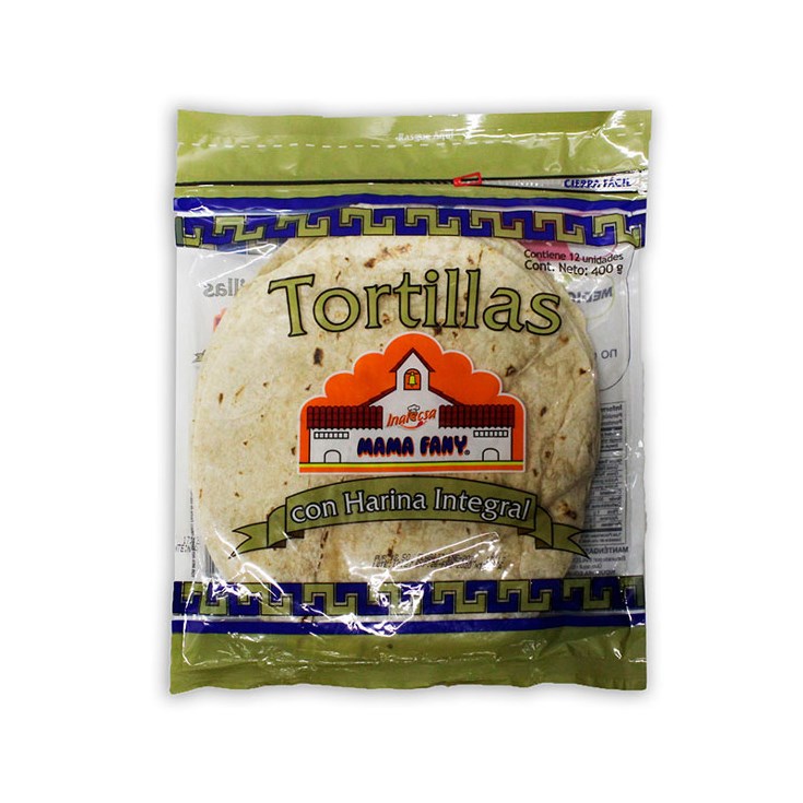 Tortilla de Harina De Trigo Integral Mamá Fany Tortilla de Harina De Trigo Integral Mamá Fany