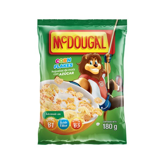 Cereal Funda Corn Flakes Azúcar Mc Dougal 180