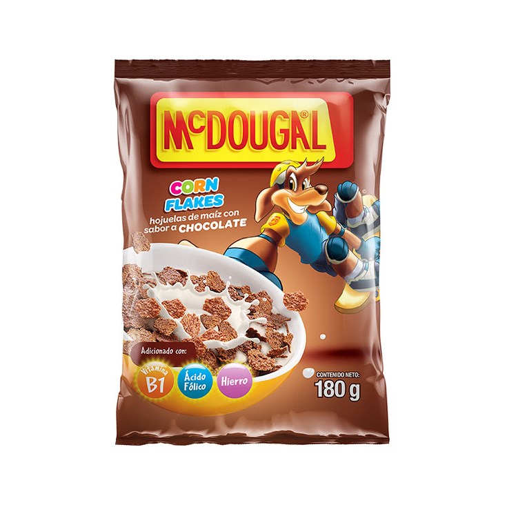 Cereal Funda Corn Flakes Chocolate Mc Dougal
