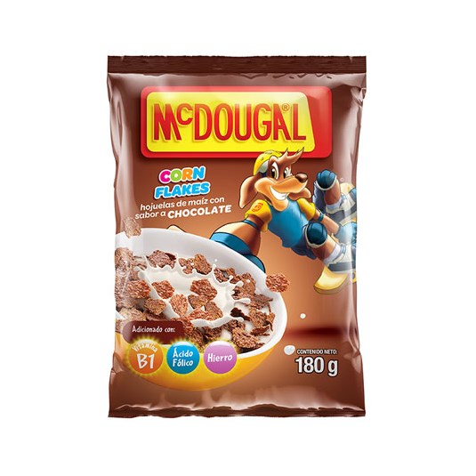 Cereal Funda Corn Flakes Chocolate Mc Dougal