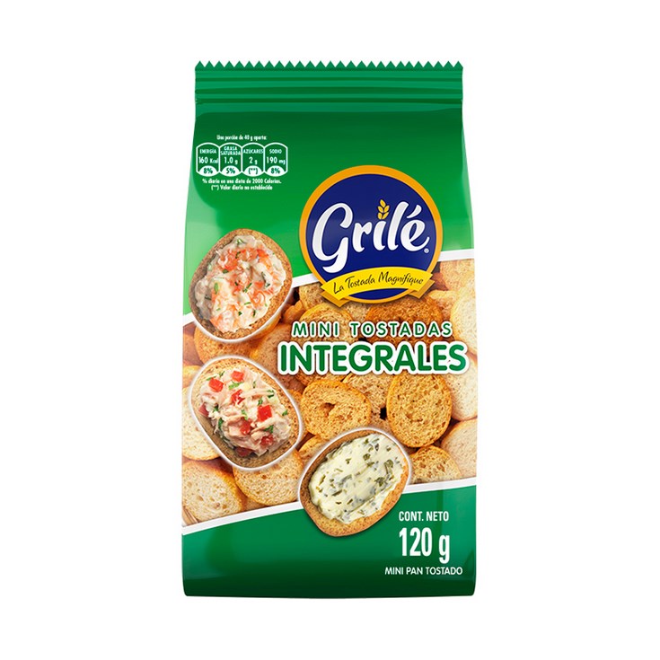 Mini Tostadas Integral Grile 120 Gr