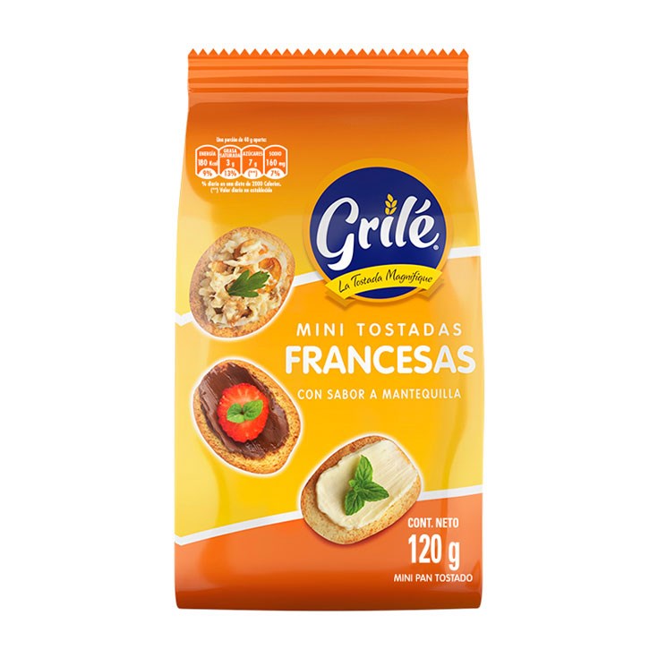 Mini Tostaditas Francesal Grile 120 Gr