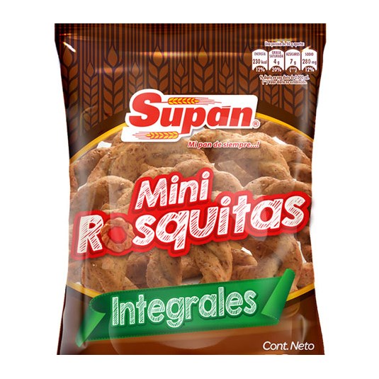 Mini Rosquitas Integrales Supan 50 Gr