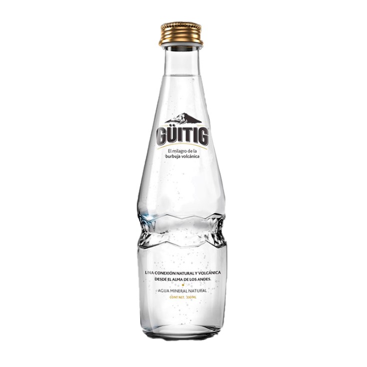 Guitig ow agua con gas 330 ml