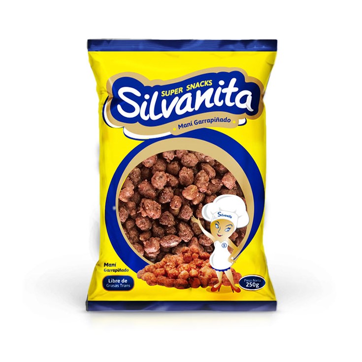 Maní Dulce Garrapiñado Silvanita 250 Gr