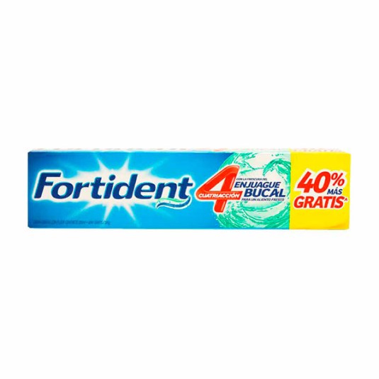 Fortident Crema Dental Cuatriaccion 100 Ml + 40 Ml Gratis